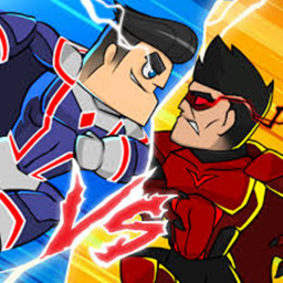 superhero vs supervilan
