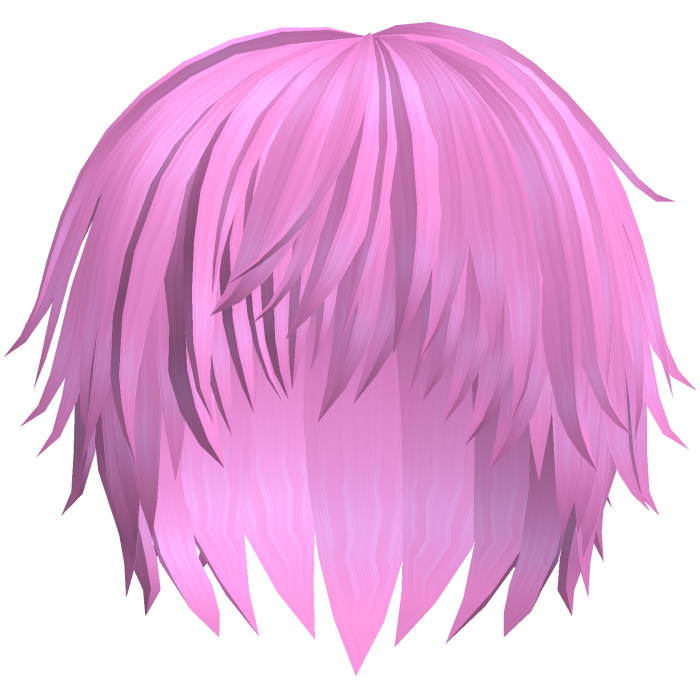 pink low spiky emo boy hair