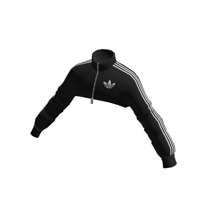 adidas Micro Jumper Tracksuit White on Black