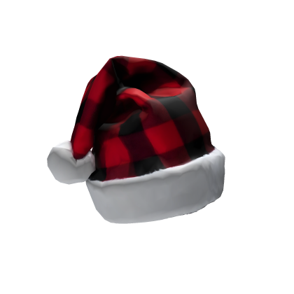 Plaid Christmas Hat
