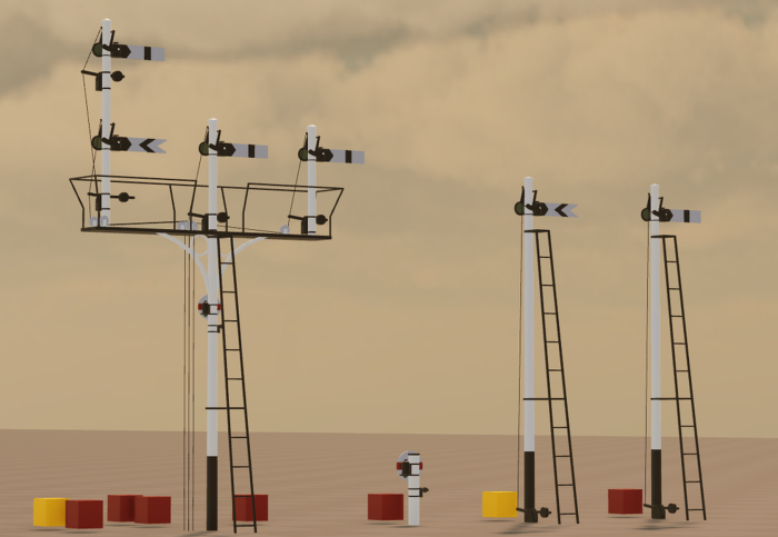 Build your own Gantry + Semaphore Signal set preview 4