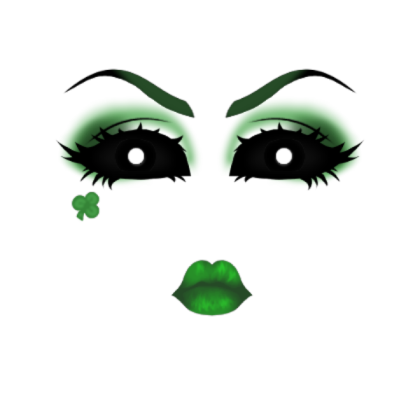 Eerie Makeup™ || St. Patty's Day Custom Makeup Roblox decal
