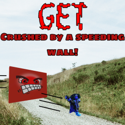 [BUTTON CLOCK] Get Crushed By a Speeding Wall!