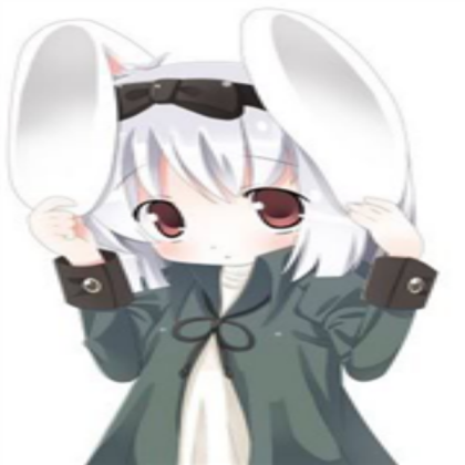 Cute anime bunny girl Roblox decal