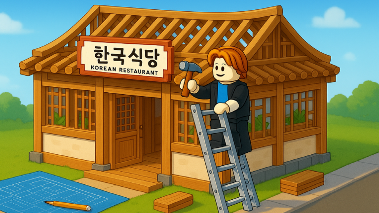 🍲 2 플레이어 한국 레스토랑 타이쿤 게임 플레이 스크린샷 3 | 로블독