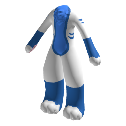 Kemono Blue Kitsune Fursuit thumbnail