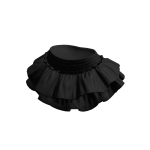 Skirt Black Chic Layered Ruffle Mini Short Y2K
