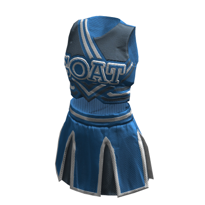 Cheerleader Uniform | Light Blue Bluish Silver thumbnail