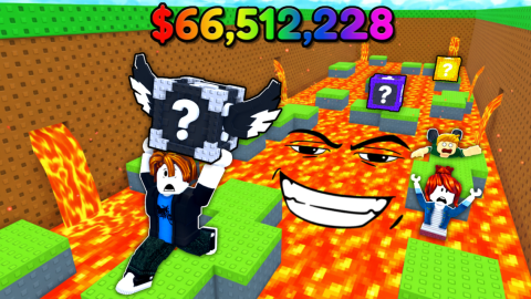 [UPD] Steal Lucky Blocks from LAVA!