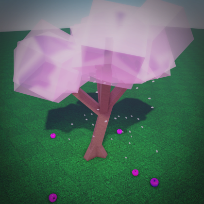 Sakura Tree (Drops Apples)