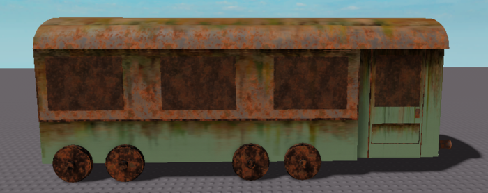Abandoned Train Model preview 2