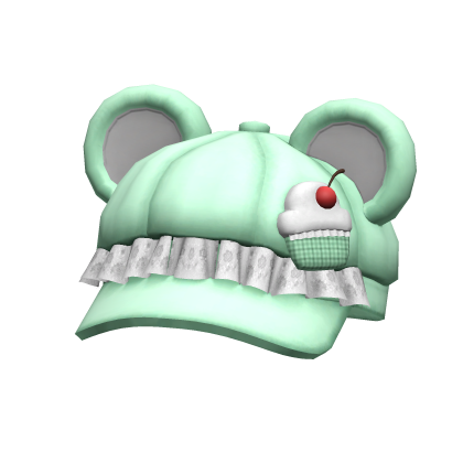 [NEW 🚨] Mint Green Cupcake Ruffled Cute Bear Ca