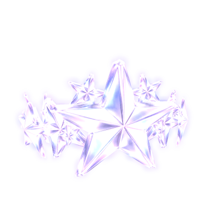 Glowing Opal Star Crown 