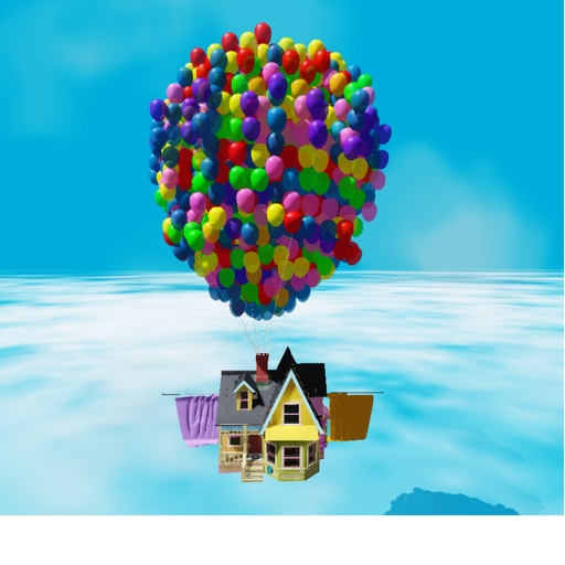 Up House with Balloons HD Clouds official Roblox game thumbnail