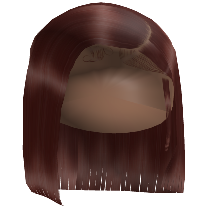 𝓭 Straight Side Part Bob (Red)