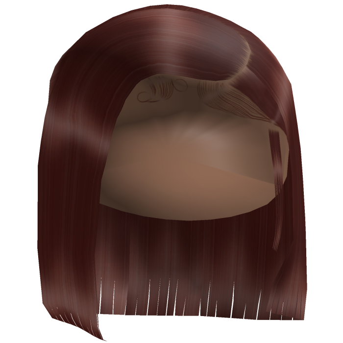 𝓭 Straight Side Part Bob (Red)