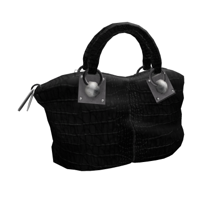 Handheld Vkei Leather Black Bag Roblox item