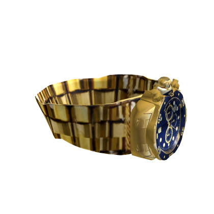 Relogio de Ouro Azul
