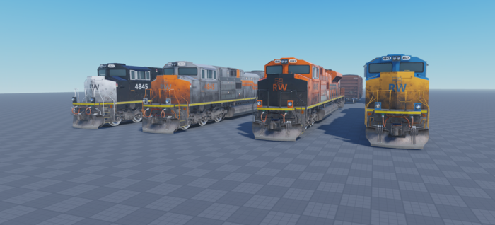 Realistic Train Pack preview 1