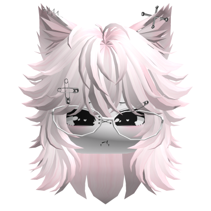 Moe Furry Wolfcut (Light Pink)