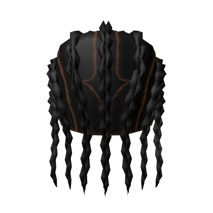 Chrome Braids Short [Black] Roblox item