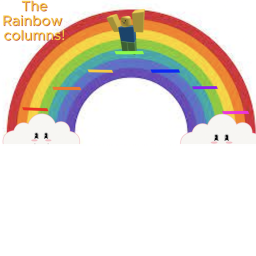 The rainbow columns
