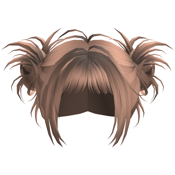 Mocha Brown Cute Y2k Spikey Buns