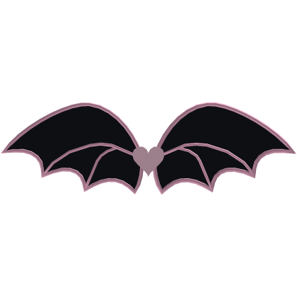 cute halloween black and pink bat wings Roblox item