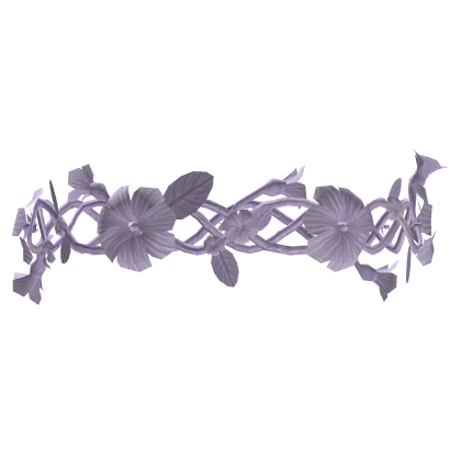 Pastel Purple Flower Crown Tiara