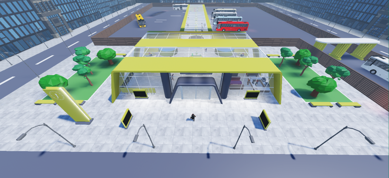 2 Player Bus Station Tycoon screenshot 1