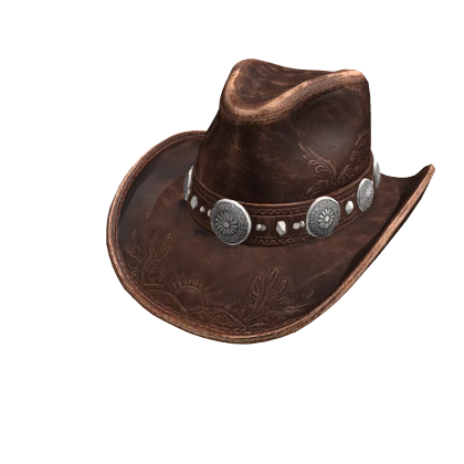 Leather Western Cowboy Hat