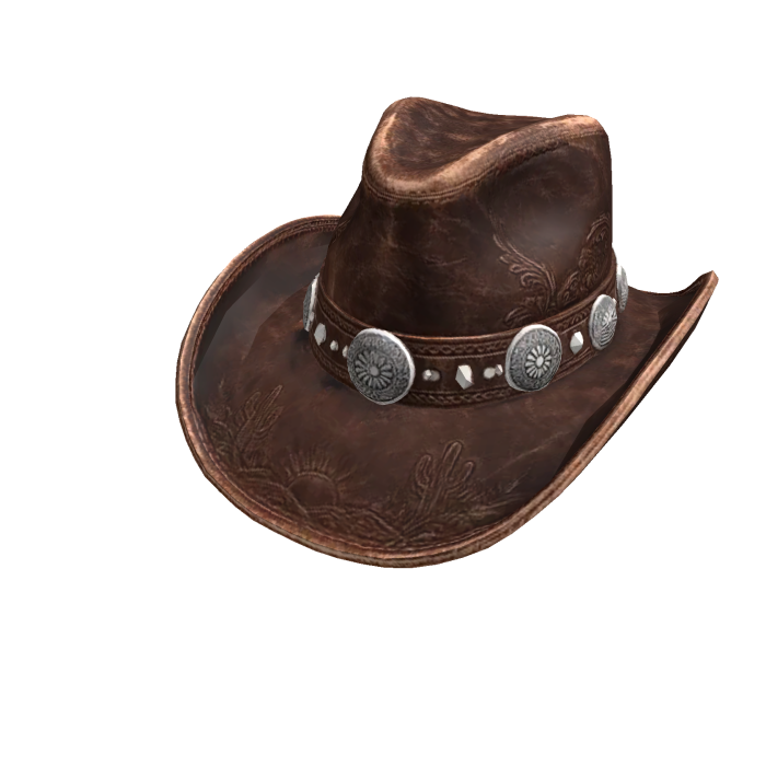 Leather Western Cowboy Hat