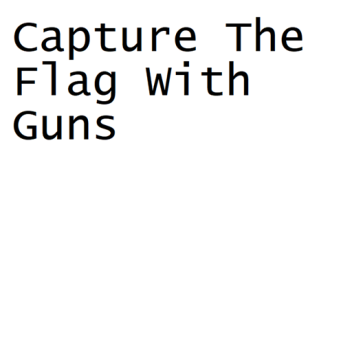 Capture The Flag With Paint Ball Guns