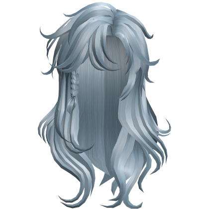 Ice Blue Braided Waves