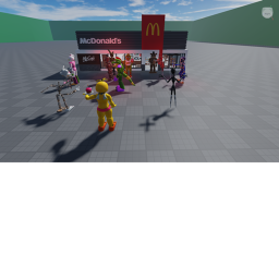 Survive FNAF animatronics in a treehouse