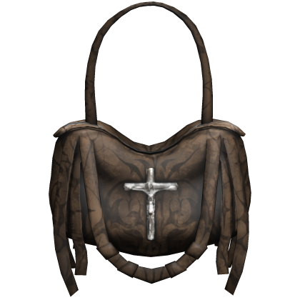 Brown Grunge Emo Strapped Handbag 3.0