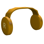 Gold Headphones