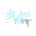 Faded Blue Winged Helmet