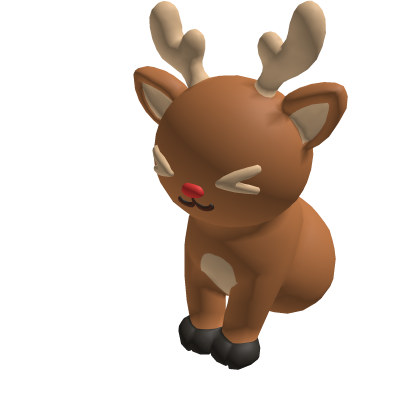 Reindeer Winter Christmas Head Pet