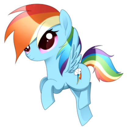 Chibi Rainbow Dash Roblox decal