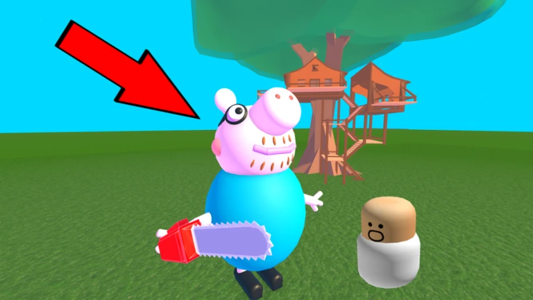 Sobreviva do Papai Pig - Roblox