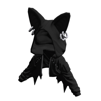 Batwing Hoodie Black