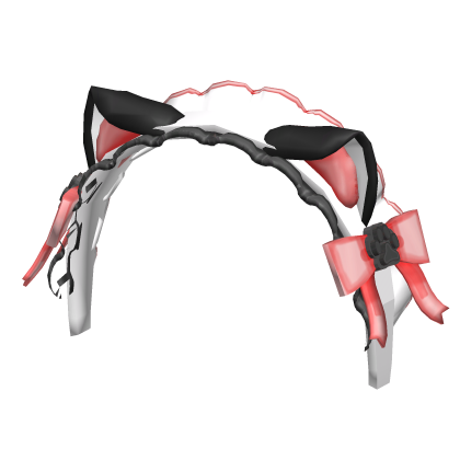 🎵 Teto white neko kitty vocaloid headdress