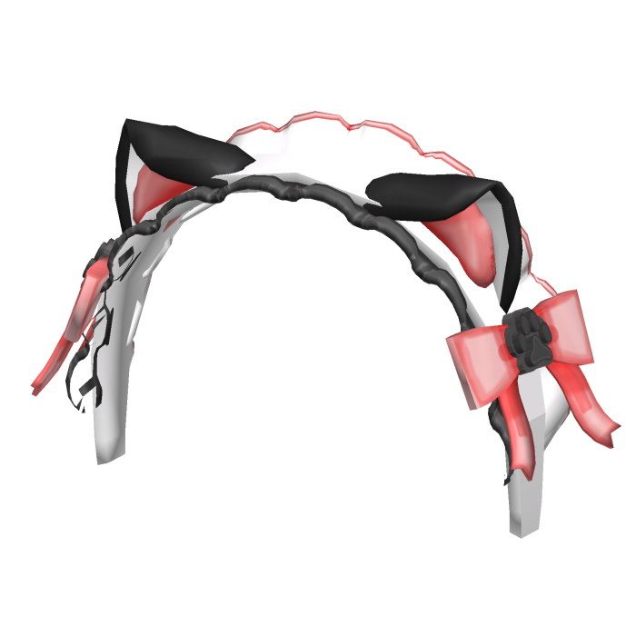 🎵 Teto white neko kitty vocaloid headdress