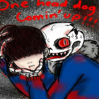 Sans Horror with a head Frisk Horror Roblox decal