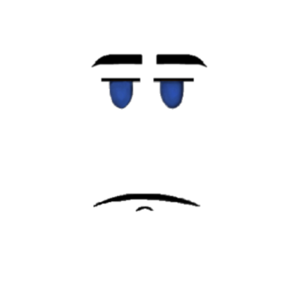csom blue eye frown Roblox decal