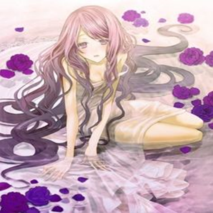 Purple Anime Girl Roblox decal