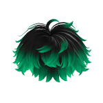 Green Tipped Hair