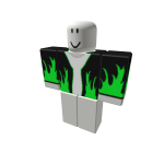 Green flame shirt