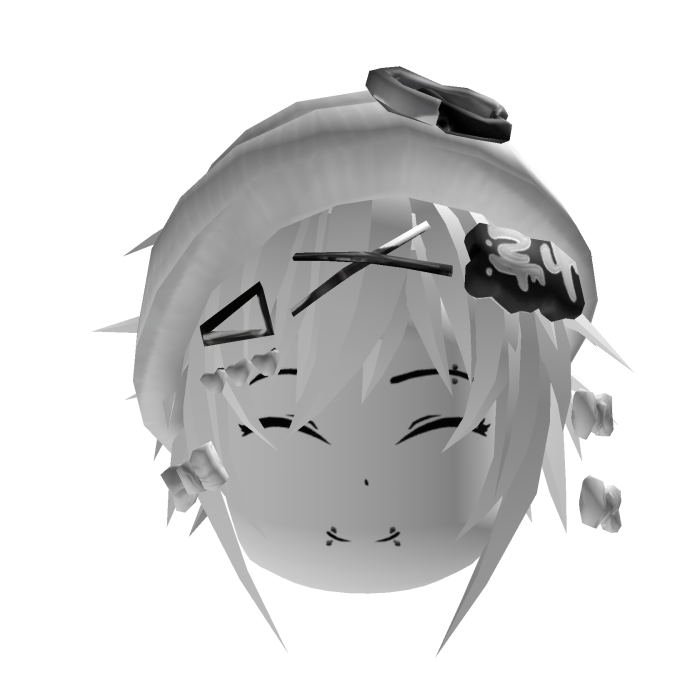 Vkei Emo Dashie Y2K Moe White Hair